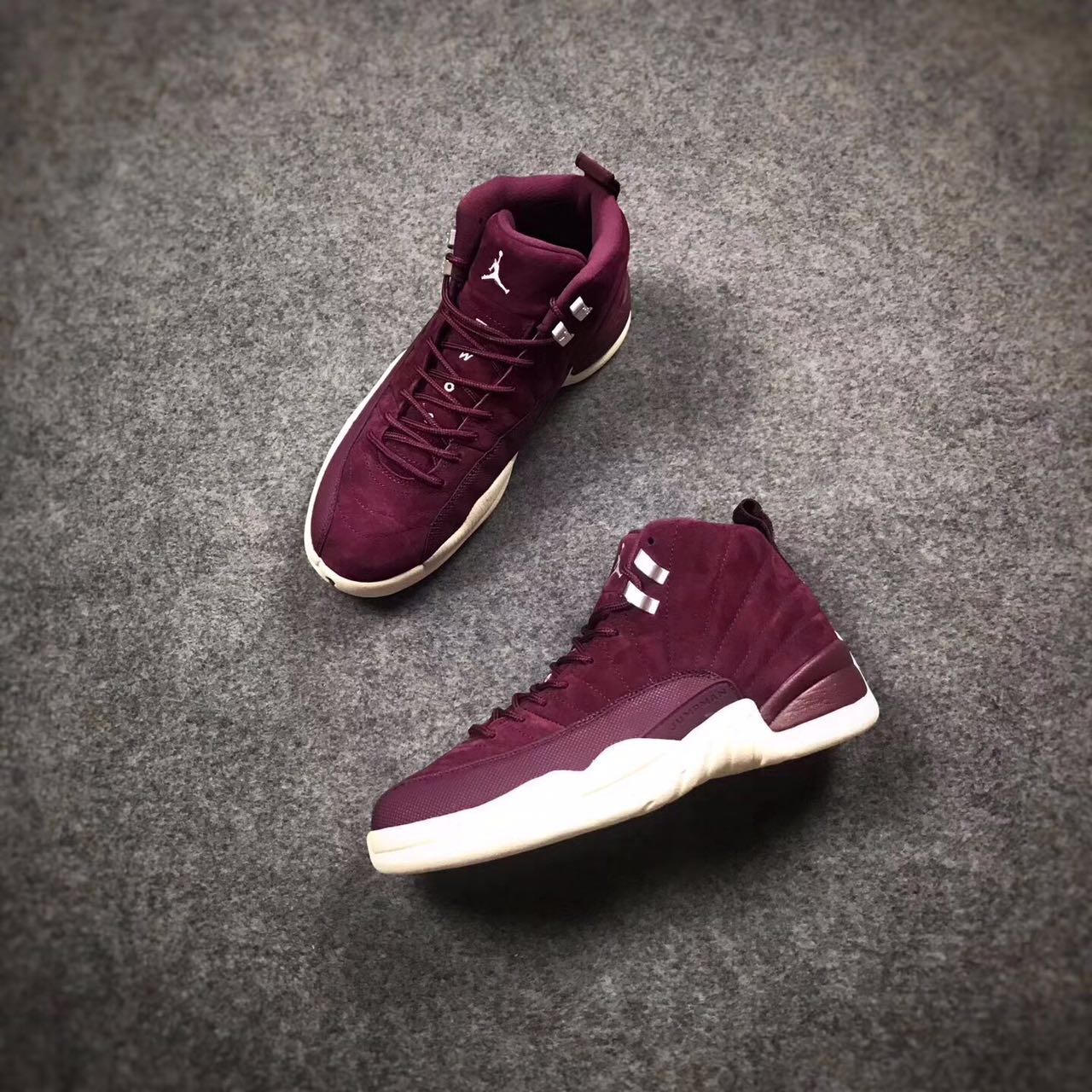 Men Air Jordan 12 Bordeaux Shoes - Click Image to Close